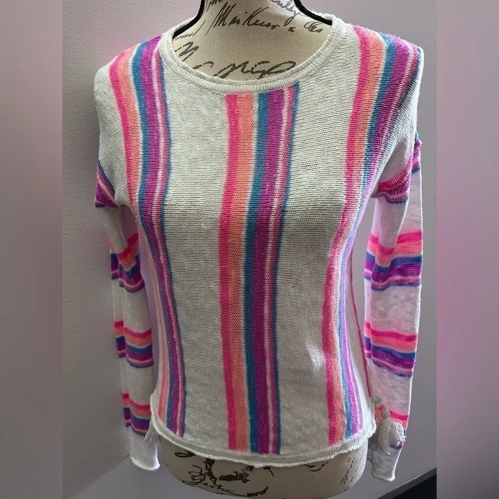 Lilly Pulitzer Rozalia sweater in paradise stripes - Picture 2 of 6